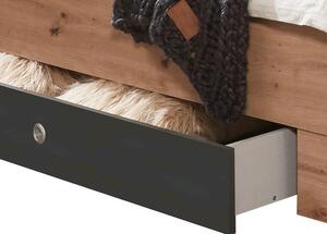 Úložná zásuvka pod postel Coventry, antracitová ocel