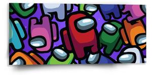 Sablio Obraz AMONG US Levitující - 110x50 cm