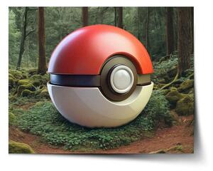 Sablio Plakát Pokemon ball Les - 60x40 cm
