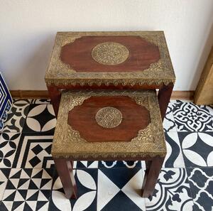 Marocký dřevěný stolek Priya