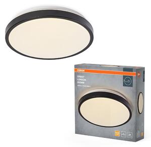 LED stropní svítidlo černé 16 W LONDON 280 mm, telá bílá OSRAM