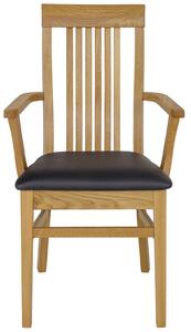 Dřevěná židle s područkami KT178 masiv buk