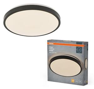 LED stropní svítidlo černé 36 W LONDON 480 mm, telá bílá OSRAM