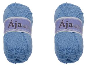 BELLATEX SET 2ks - Příze ÁJA Modrá 50g / 217 m
