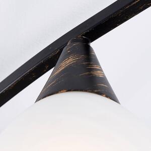 Lindby - Della 5 Stropní Lampa Black/OpalLindby - Lampemesteren