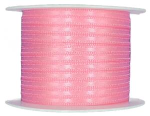 Tenká saténová stužka sv. růžová 3mm x10 m (2,20 Kč/m)
