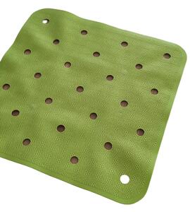 Vesna | Protiskluzová podložka do sprchy zelená 55x55 cm