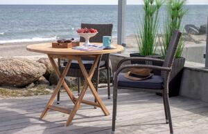 Nordic Living Dřevěný jídelní stůl Koby 100 cm