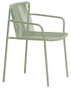 Pedrali Zelená kovová zahradní židle Tribeca 3665