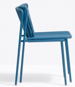 Pedrali Modrá kovová zahradní židle Tribeca 3660