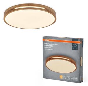 Dřevěné LED stropní svítidlo 500 mm ORBIS, teplá bílá OSRAM
