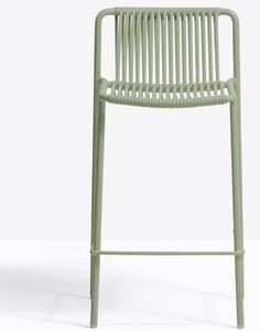 Pedrali Zelená kovová barová židle Tribeca 3667 67,5 cm