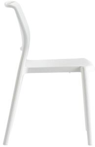 Pedrali Bílá plastová jídelní židle Ara 310
