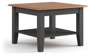 Konferenční stolek malý, borovice, barva grafit - dub, kolekce Belluno Elegante