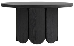 Černý dubový konferenční stolek Woodman Soft 78 cm