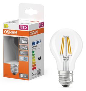 Klasická LED žárovka E27 4 W STAR, studená bílá OSRAM