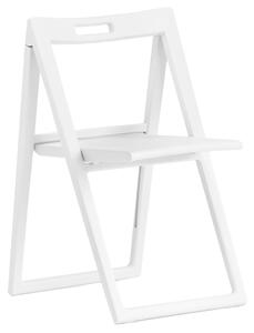 Pedrali Bílá plastová skládací židle Enjoy 460