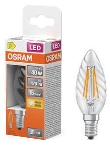 Retrofit LED žárovka E14 4 W CLASSIC BW, teplá bílá OSRAM