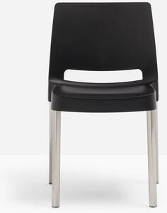 Pedrali Černá plastová jídelní židle Joi 870