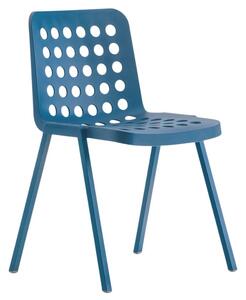 Pedrali Modrá plastová jídelní židle Koi-Booki 370