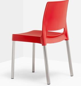 Pedrali Červená plastová jídelní židle Joi 870