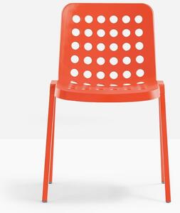 Pedrali Červená plastová jídelní židle Koi-Booki 370