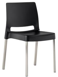 Pedrali Černá plastová jídelní židle Joi 870