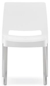 Pedrali Bílá plastová jídelní židle Joi 870