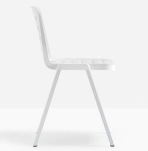Pedrali Bílá plastová jídelní židle Koi-Booki 370
