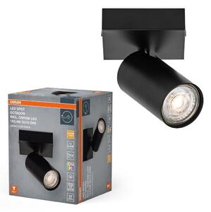 Černé LED nástěnné svítidlo 3,4 WU10 OCTAGON, teplá bílá OSRAM