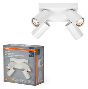 Bílé LED stropní svítidlo 4 xU10 OCTAGON, teplá bílá OSRAM