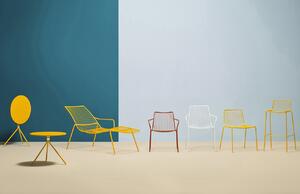 Pedrali Žlutá kovová barová židle Nolita 3657 65 cm