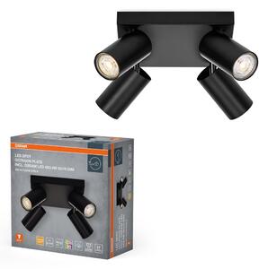 LED stropní svítidlo 13,6 WU10 4 SPOT OCTAGON, teplá bílá OSRAM
