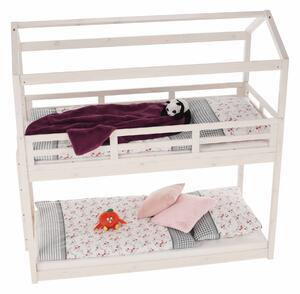 Dětská patrová postel 90 cm Zerlo (s rošty). Vlastní profesionální přeprava až k Vám domů 1016325