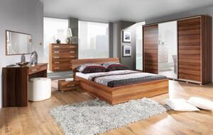 Manželská postel s roštem a úložným prostorem Penelopa 140 x 200 cm