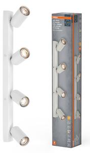 Bílé LED stropní svítidlo 4 xU10 13,6 W OCTAGON, teplá bílá OSRAM