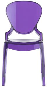Pedrali Fialová plastová jídelní židle Queen 650