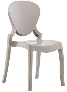 Pedrali Krémová plastová jídelní židle Queen 650