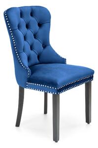 Halmar Jídelní židle MIYA, černá / modrá