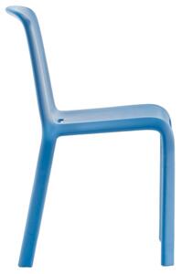 Pedrali Modrá plastová jídelní židle Snow 300
