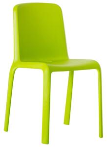 Pedrali Zářivě zelená jídelní židle Snow 300