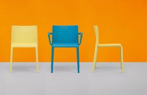 Pedrali Modrá plastová jídelní židle Volt 675