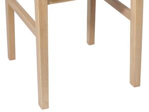 Jídelní židle Sylva, buk/béžovo-krémová tkanina