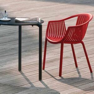 Pedrali Červená plastová jídelní židle Tatami 306