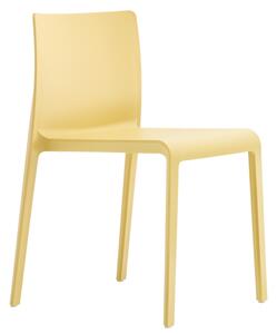 Pedrali Žlutá plastová jídelní židle Volt 670