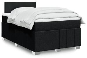Box spring postel s matrací černá 120x190 cm textil 3289302