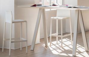 Pedrali Tmavě šedá plastová barová židle Volt 677 66 cm