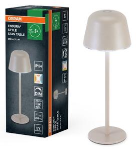 Dekorativní stolní svítidlo Endura Style, CCT, USB, béžové
