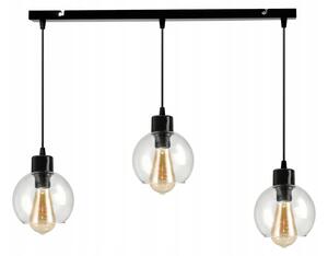 BERGE Nastavitelné LED stropní svítidlo 3x E27 skleněná koule