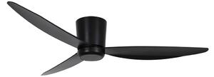 Stropní ventilátor s osvětlením, černý, 137 cm, tichý, Beacon Beacon Lighting, Array, stmívatelné, Černá, Obývací pokoj, Plast, Moderní
